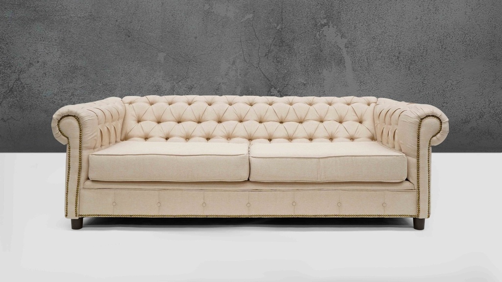 Sofa Chesterfield De Tela 2.00*.90*.85H