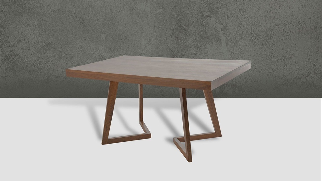 Mesa de Comedor Con Cubierta Madera Nerea 1.80*1.05*.76H