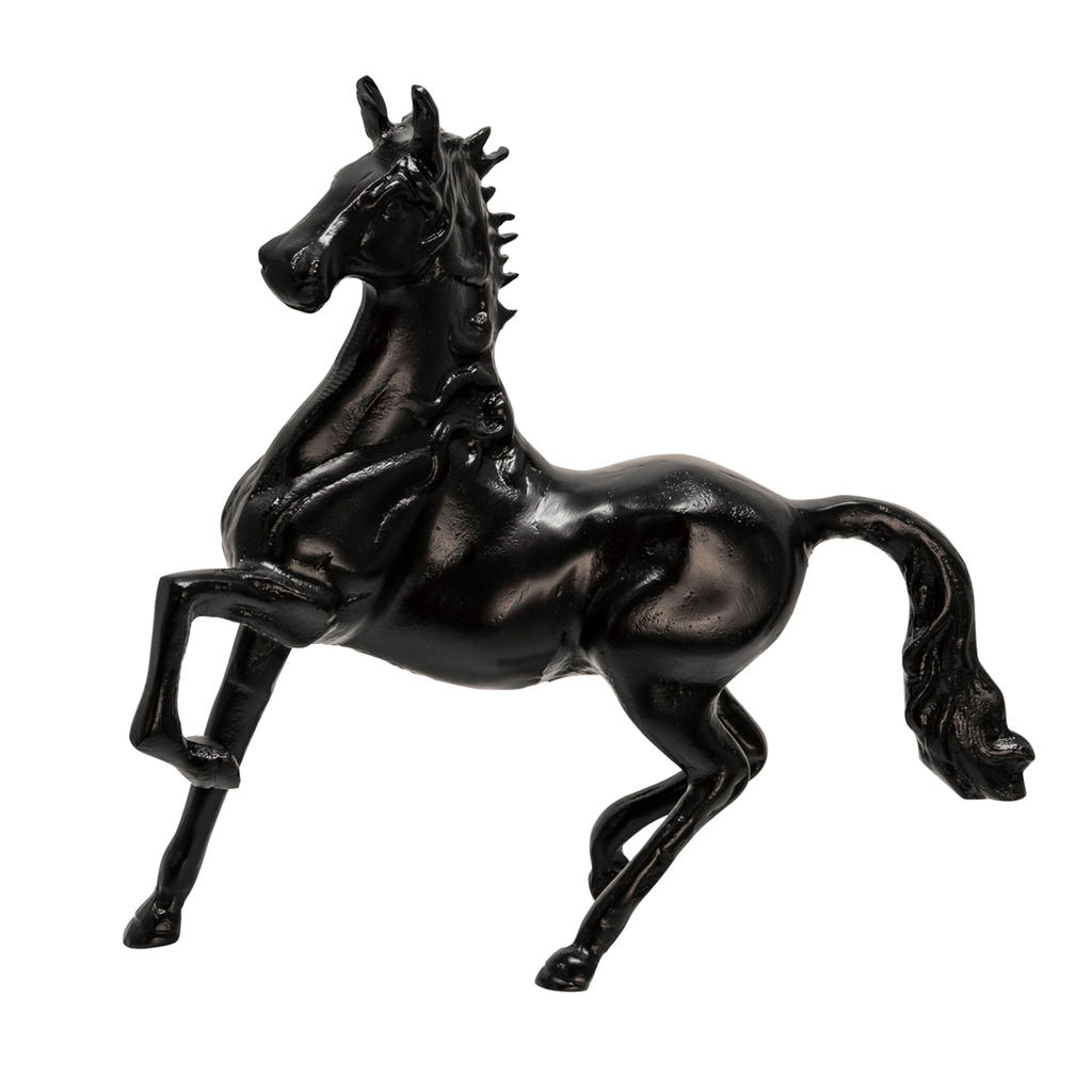 16" Horse Sculpture, Black