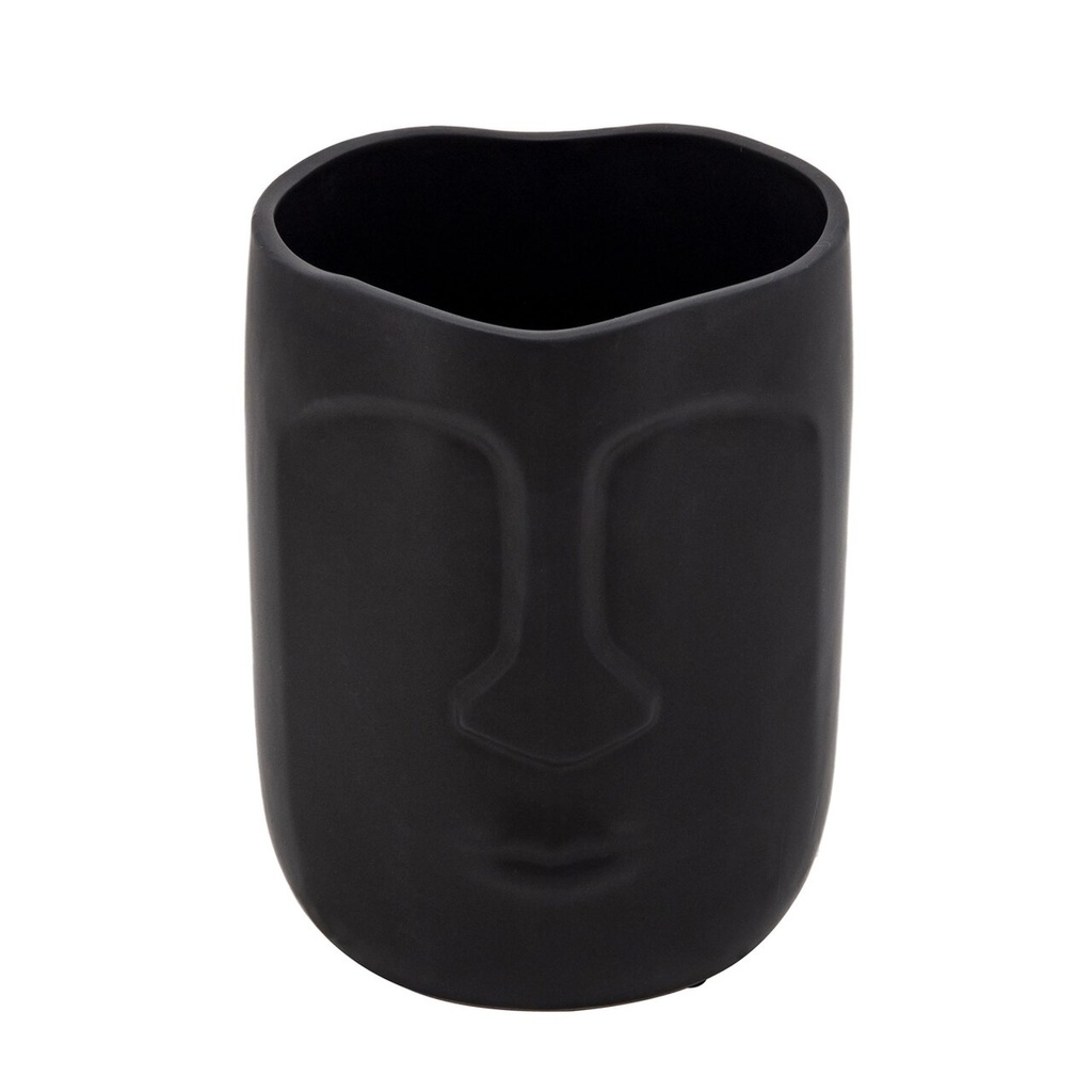 Maceta 5" Face Planter, Black