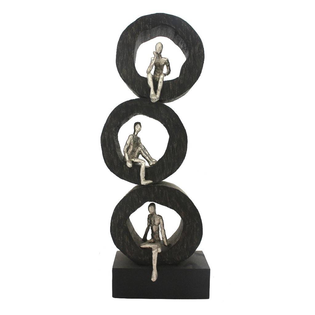 Mango Wood / Aluminum 22.5" 3sitting Fi