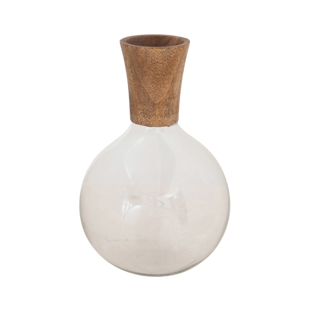 10-1/2" H Glass Decanter W