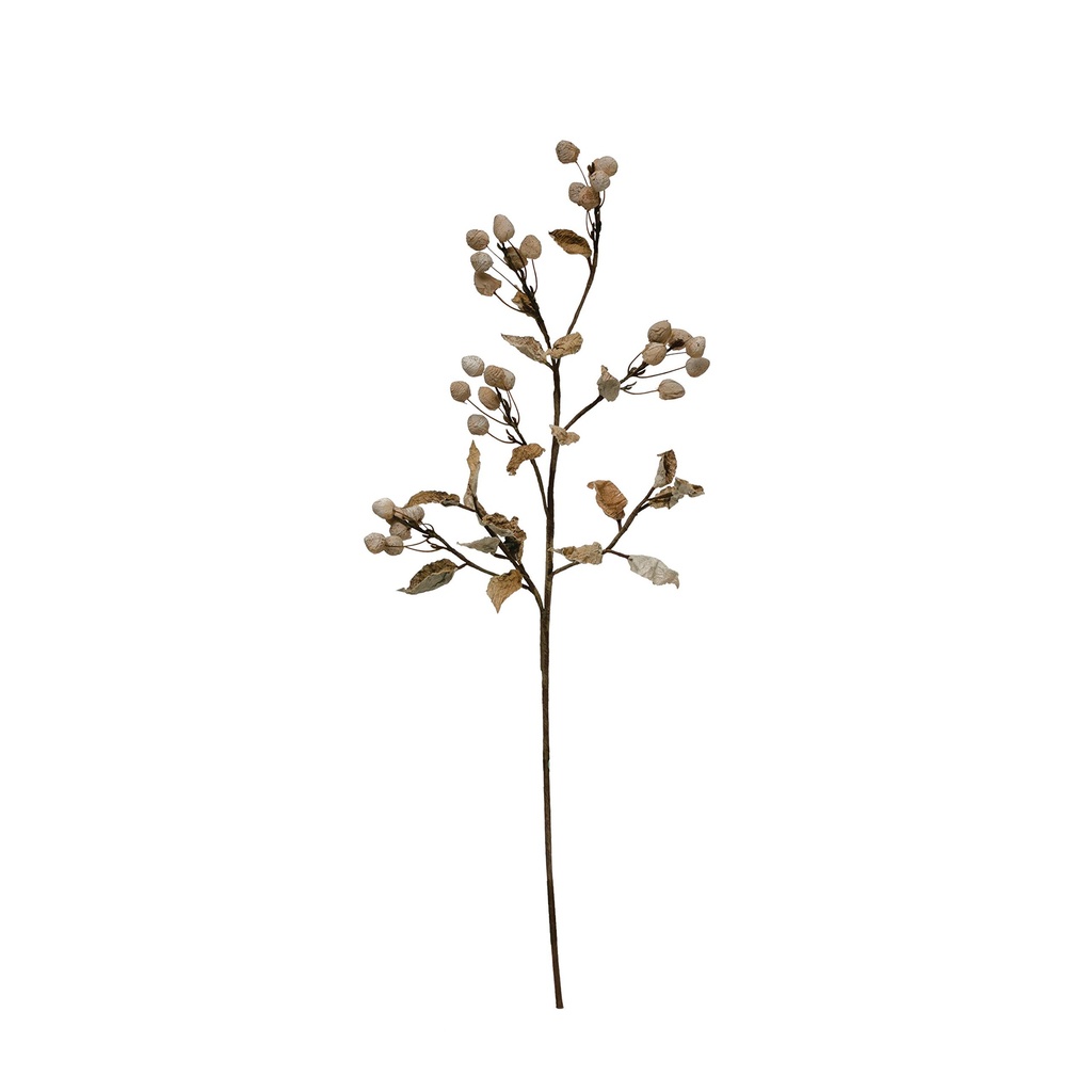 31"L Faux Berry Pick Cream