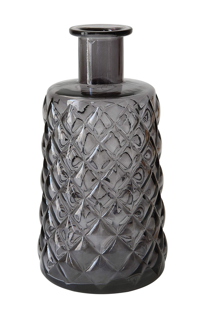 5" Round X 9-1/2"H Glass Vase