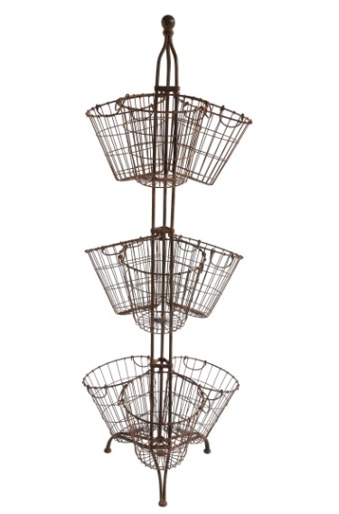 68"H Metal Stand W/ 9 Wire