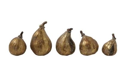 S/5 3-1/2"H Resin Figs