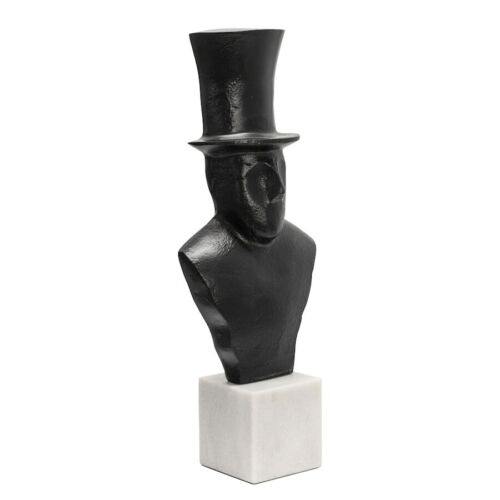 [15583] 15" Man With Hat, Black