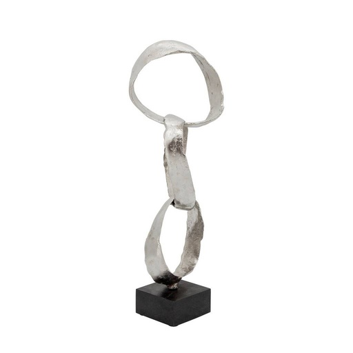 [15677-02] 18"H Stacking Rings, Silver