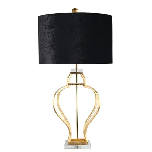 [51183] Lampara Metal 29" Table Lamp