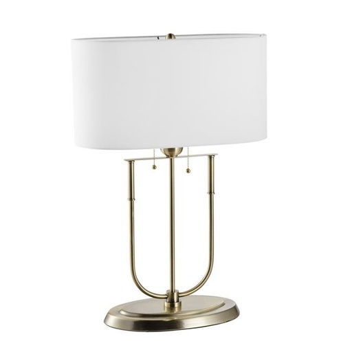 [50079-03] Lampara Metal 29" Table Lamp, Brass