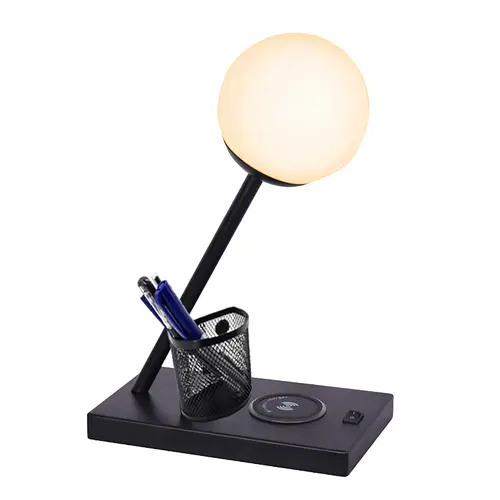 [51170] Lampara Task Lamp W/Wireless Charger & Dimm
