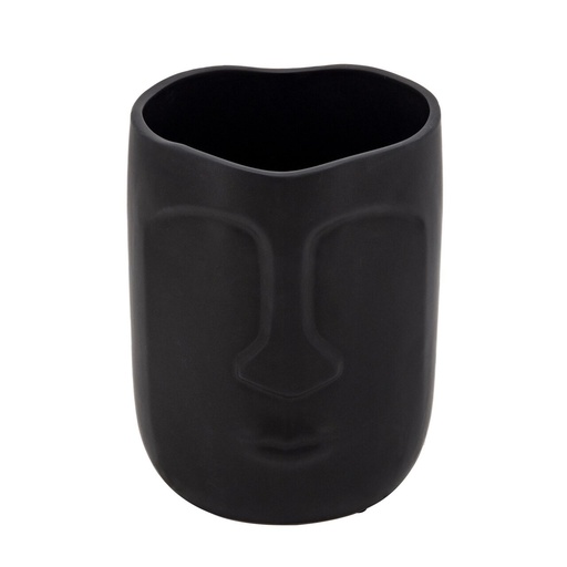 [15764-02] Maceta 5" Face Planter, Black