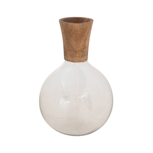 [DF4355] 10-1/2" H Glass Decanter W