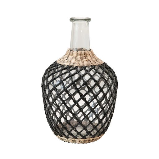 [DF4010] 10-1/4"H Seagrass Jar