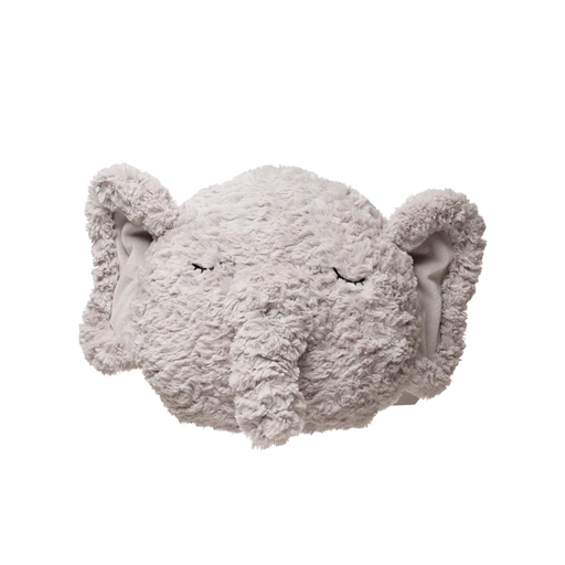 [CX049] 14"L Elephant Cushion, Grey