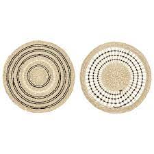 [DF3060A] 15" Seagrass Round Place Mat, 2 Styles