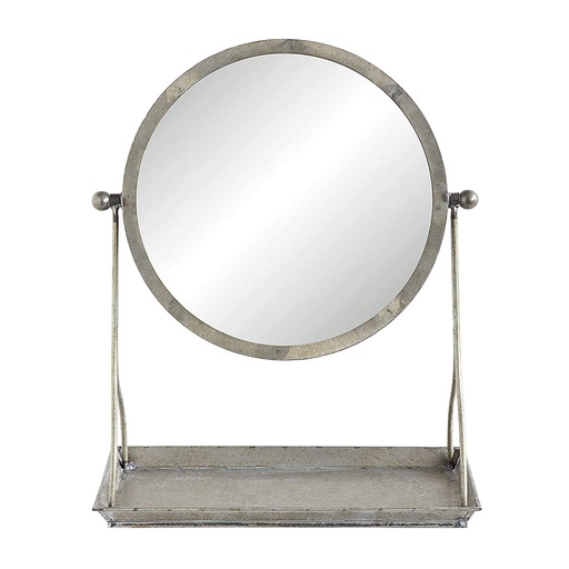 [DA6696] 17-1/4"H Metal Framed Mirror