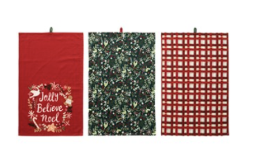 [XM8965A] 28"L X 18"W Cotton Tea Towel