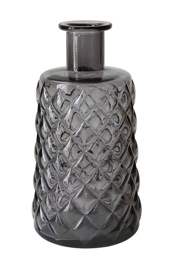 [AH0303] 5" Round X 9-1/2"H Glass Vase