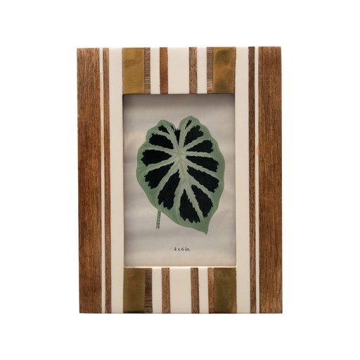 [DF3674] Portaretratos 8-1/2"H X 6-1/2"L Wood Picture