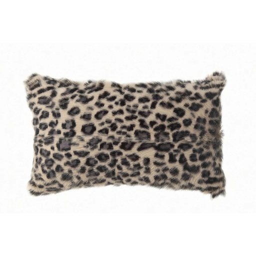 [CX030] Cojin 20"L X 12"H Goat Fur Pillow,