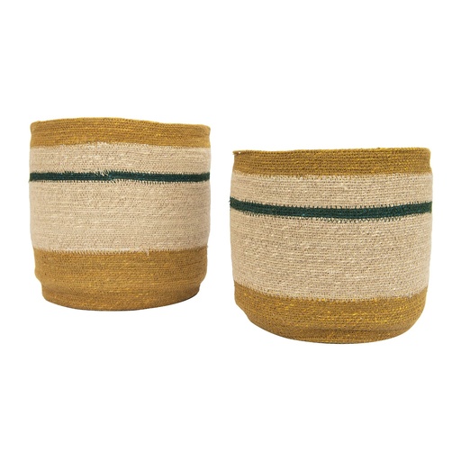 [DF2462] S/2 12" Round X 12"H Seagrass