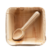 [DF4297] S/6 5-1/2" Square Dried Areca