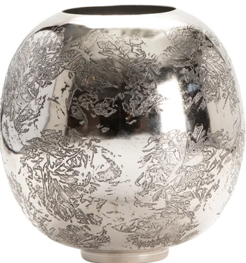 [CVVSN017L] 11.75"H Metal Vase 1pcs Ups Pack, Mctn Of 8