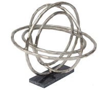 [CVDZEN018] 16" Table Top With Black Marble Base - 8 X 3" 1pcs Ups