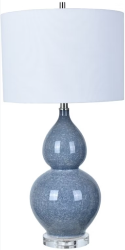 [CVAP2017] 30h Ceramic & Crystal Table Lampara 1pk/2.99