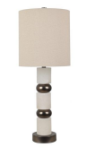[CVAZMB010] 33.75"H Alabaster Table Lamp 1pk