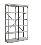 [CVFZR4547] 48x17x76" Book Case, 1 Pk