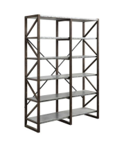 [CVFZR4578] 50x16x72" 4 Shelf Book Case, 1 Pk