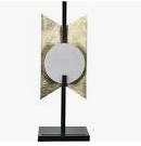 [CVAZER063] Lampara 30.25"H Alabaster+Metal Table Lamp 1pk