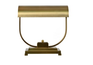 [CVAZER108] Lampara Bixby Table Top Pharmacy Lamp 15.5 X 6.5 X 15",Metal Antique