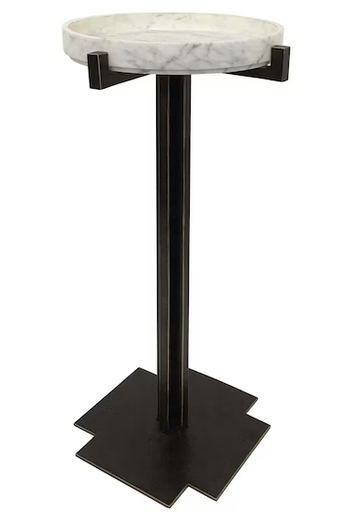 [CVFZNR014] Mesa Auxiliar 24"H Marble Top