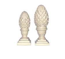 [CVDEP1059] S/2 17.25"&14.25 Resin Statue 1set