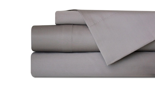 [DUE031] Juego De Sabanas King Size En Tela Rango Gris 400 Hilos 100% Algodon